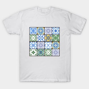 Colorful Portuguese Tiles T-Shirt